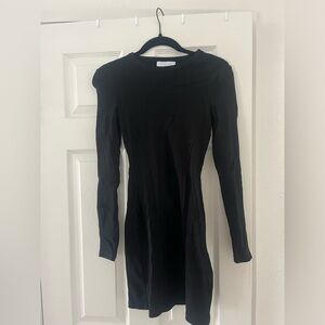 All things Golden black bodycon mini dress